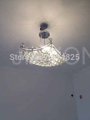 6 heads luxury k9 crystal chandelier lighting fixture crystal e14 led modern crystal chandelier