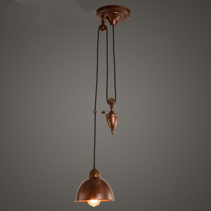 american industry vintage iron pendant light creative loft bar coffee shop restaurant decoration pendant lamp