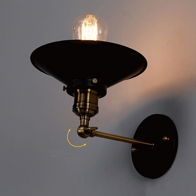 american style bedside antique wall lamp single-head living room lights vintage fashion bar lamps