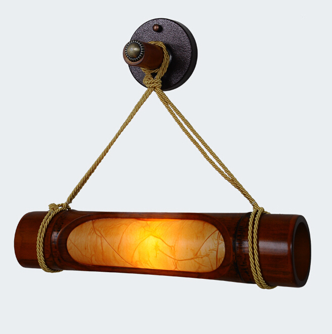 chinese style antique living room bamboo wooden wall lamp creative restaurant corridor wall lamp