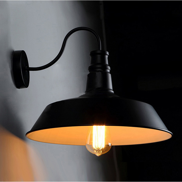d260 x h250mm loft personality industrial lighting wall light counter vintage wall lamp lights ac 110-240v