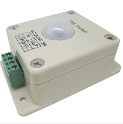 dc 12v-24v 8a infrared pir motion sensor switch controller for strip lights lighting automatic controller