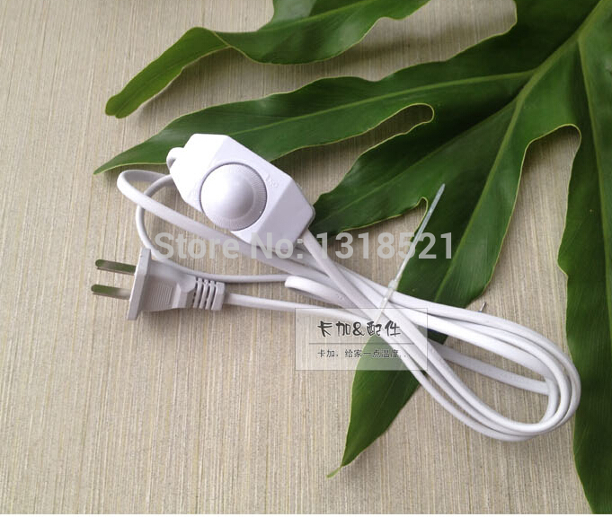 diy dimming table lamp dimmer switches cable accessories lighting power plug with 1.8m electrical wire dimmable