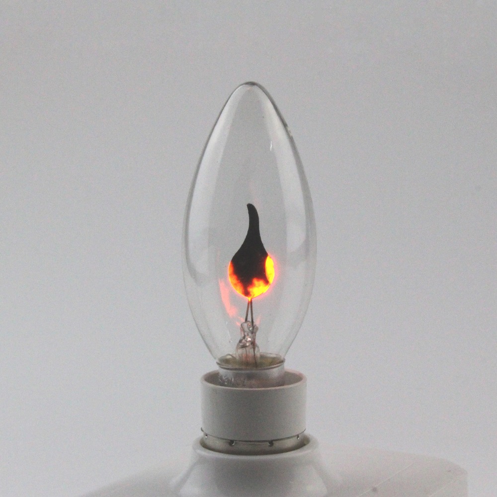 e14 incandescent vintage bulb 3w ac 220v retro edison art decoration candle flame bulb for home decor whole