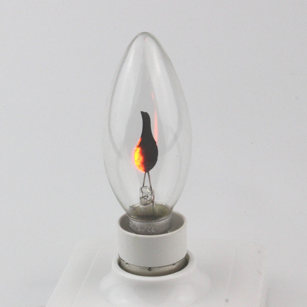 e14 incandescent vintage bulb 3w ac 220v retro edison art decoration candle flame bulb for home decor whole