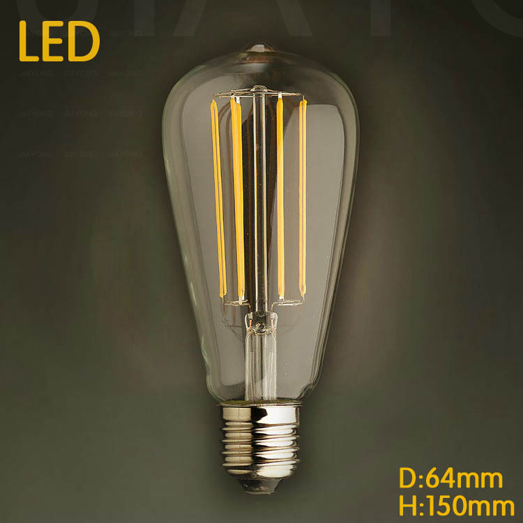 e27 3w st64 led bulb ac 110v/220v bulb for living room party christmas high-end decorative lighting