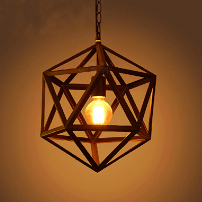 industrial loft style pendant lights matte black iron cage vintage pendant lamp for edison bulb lampfair e27