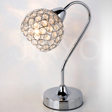 k9 crystal table lamp light creative table lamp for living room study bedside bedroom + e14 led bulb