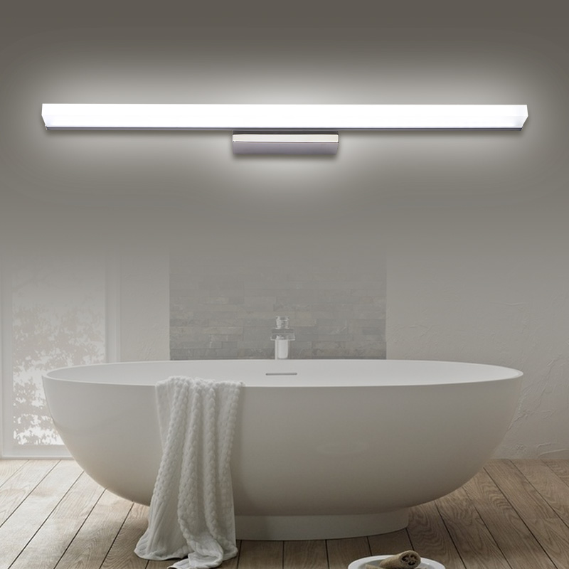 led mirror light bathroom 9w brief stainless steel led wall lights for home vanity lamp lighting fixtures