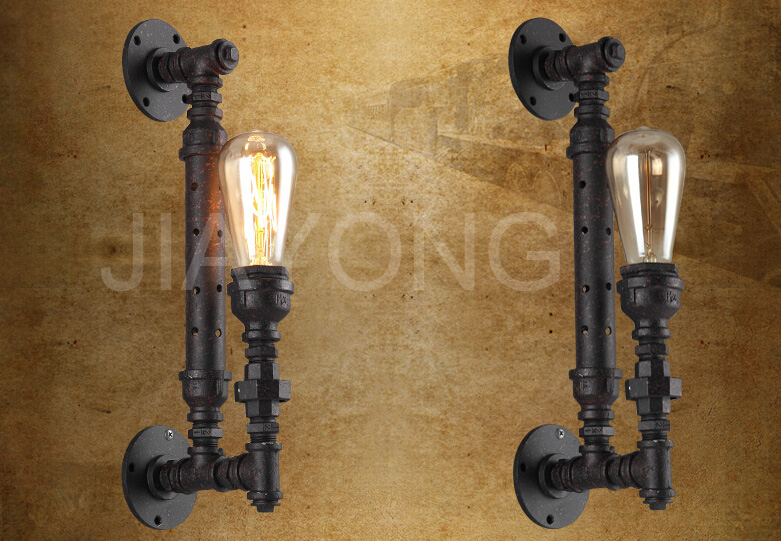 loft american style personality industrial creative vintage wall lamp for living room hallway bedroom ac 90-260v