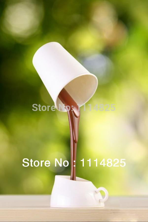 novelty diy led night light table lamp coffee light with usb or battery for home decoration christmas gift