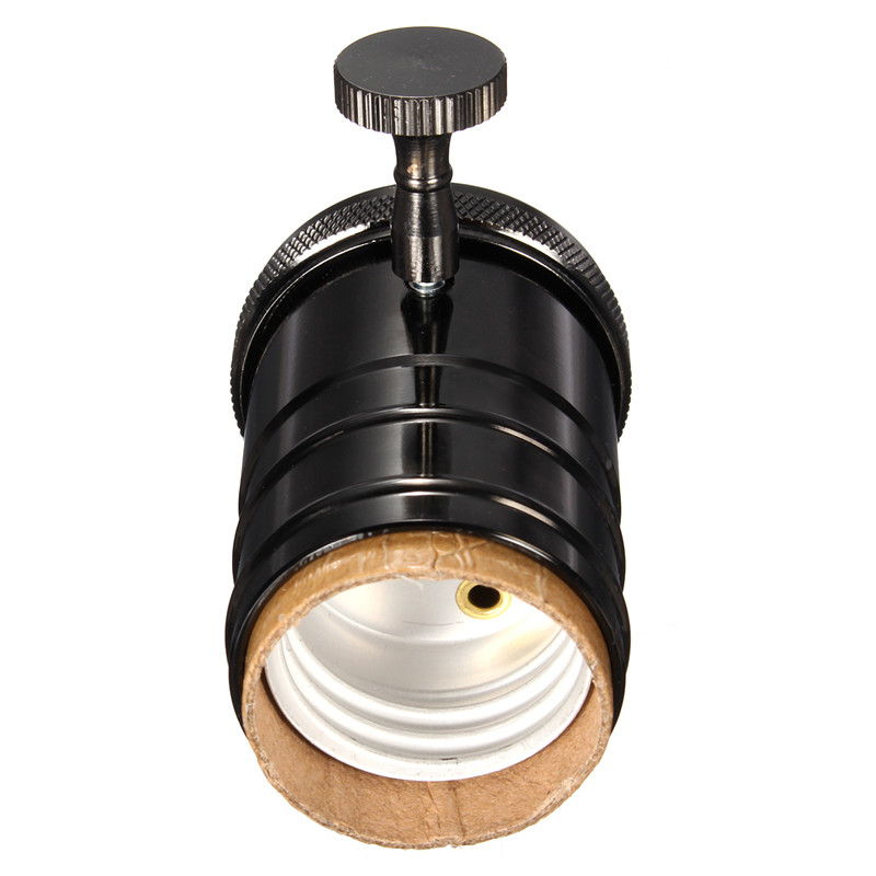 selling! 4pcs/lot vintage pendant light holder with switch black bronze e27 socket lamp holder ac 90-260v