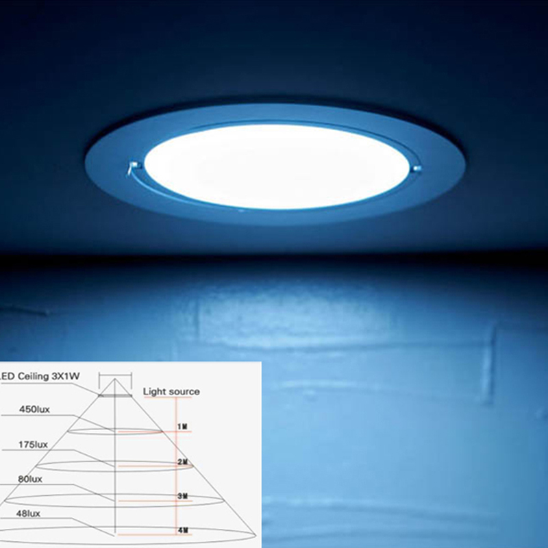 4pcs white shell 3w 5w 7w cree led ceiling light lamp spot ac85v~265v for home led downlihgt lamps illumination