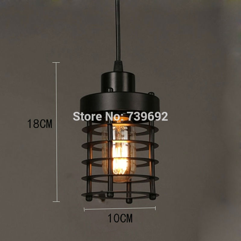 6 lights adjustable diy rh designer loft american country industrial warehouse vintage ceiling lamps for home iron circle cage