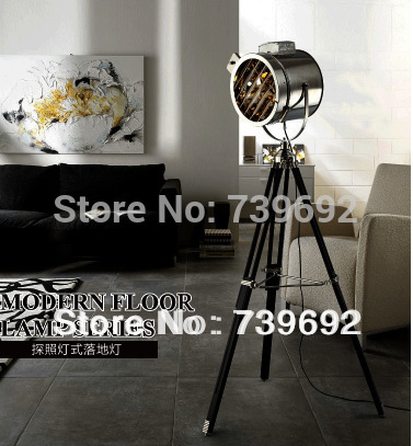 brief modern europe style e27 stainless steel downlight floor lamp stage lights pography light study light tripod floor lamp
