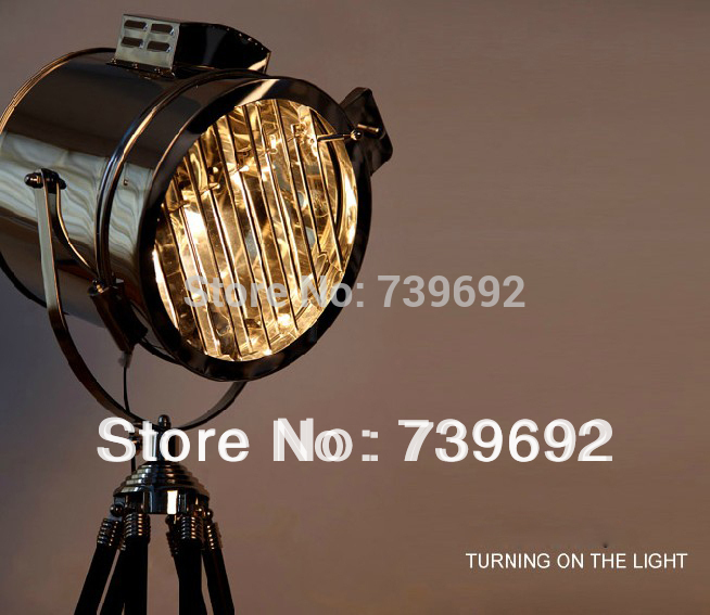 brief modern europe style e27 stainless steel downlight floor lamp stage lights pography light study light tripod floor lamp