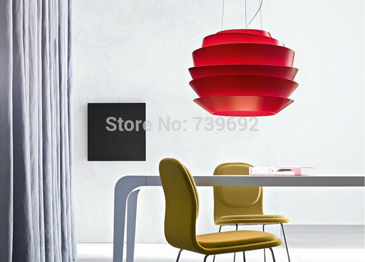 diameter 43cm new modern simple pendant lights foscarini le soleil red rose suspension pendant lamp e27 led bulb