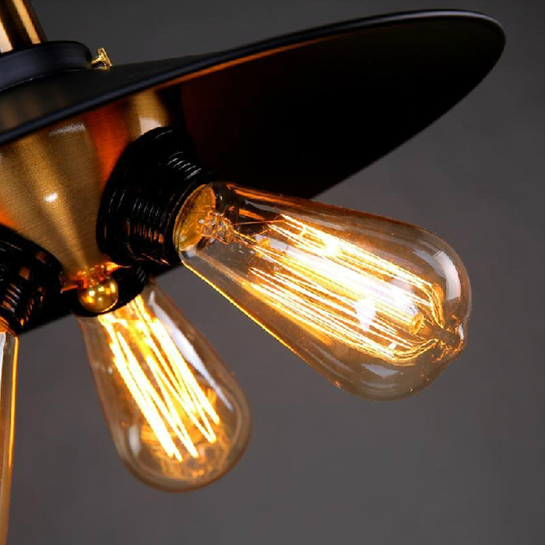 edison bulb vintage industrial lighting copper lamp holder pendant light american aisle lights lamp 220v light fixtures