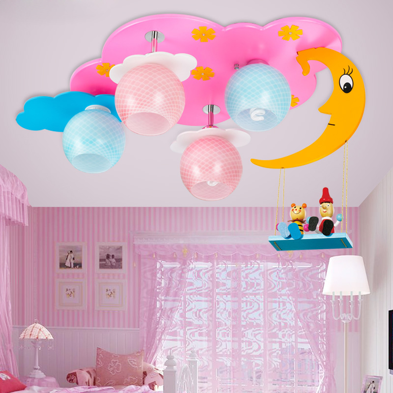 kid's bedroom cartoon surface mounted ceiling lights home art deco lighting lamps