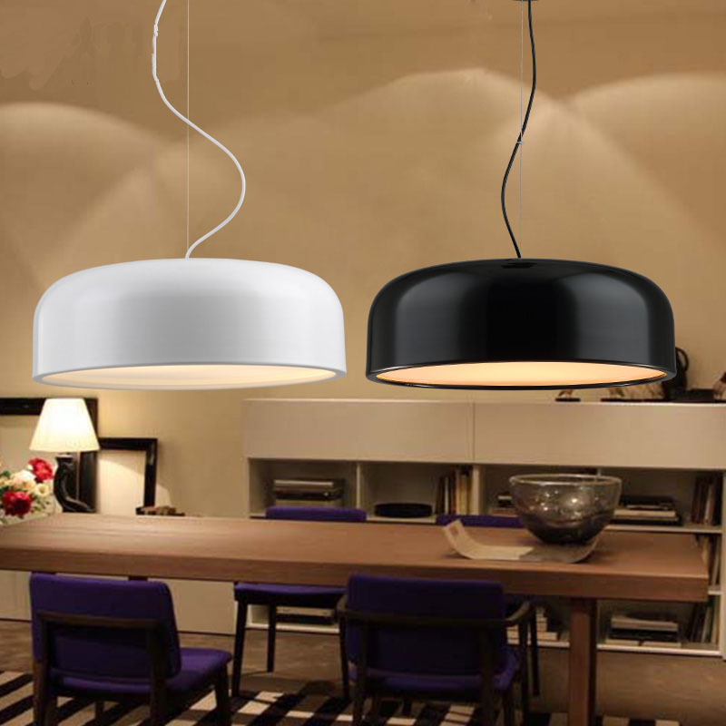 modern style new design round lampshade pendant lights for kitchen dinning room decor pendant lamp lighting fixtures