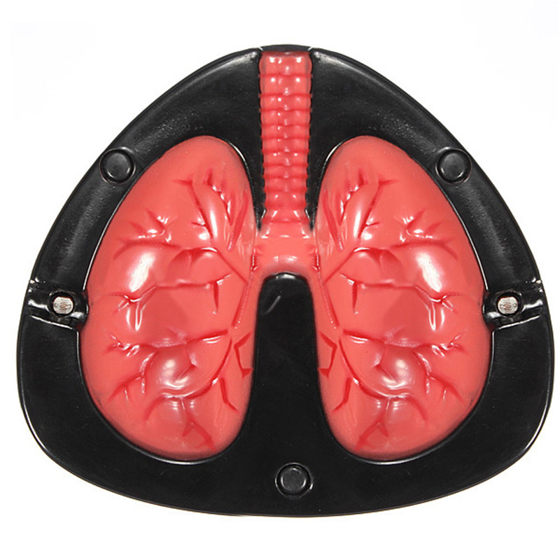 new 4.5*12*13cm ashtray lung shape cough scream sound quit smoke stop smoking cigarette ashes home ash tray+english user manual