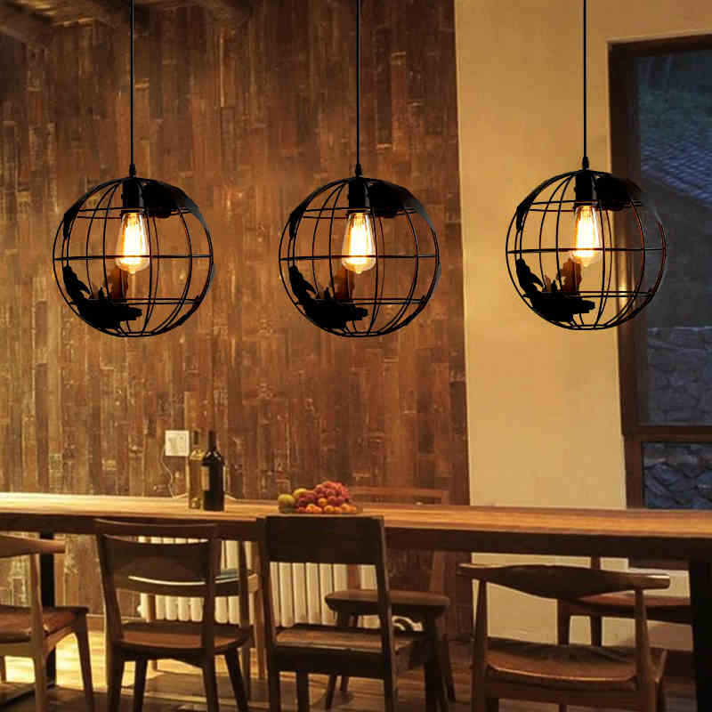 new design globes pendant lamps metal painted black color and white color for room pendant lights antique life style lighting