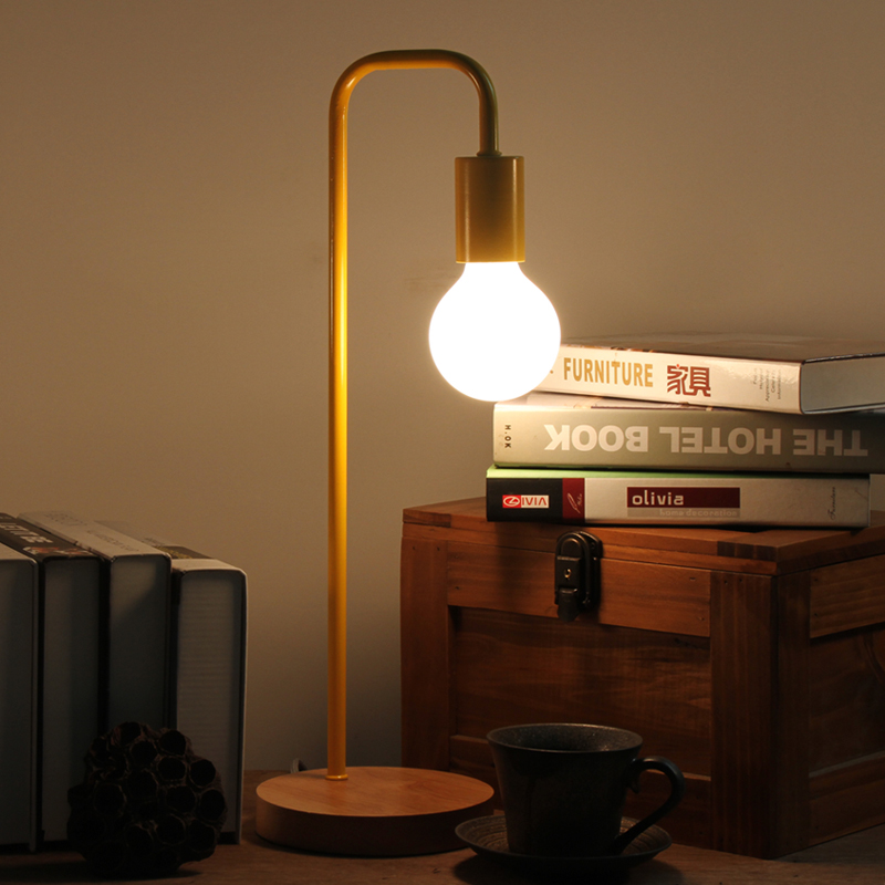 nordic brief personality modern desk lamp bedroom study table lights