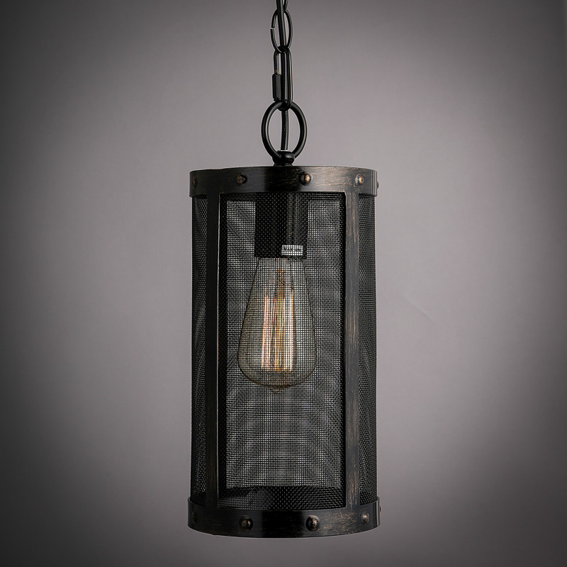 nordic loft metal mesh retro pendant light fixtures edison industrial vintage lighting for living dining room bar hanging lamp