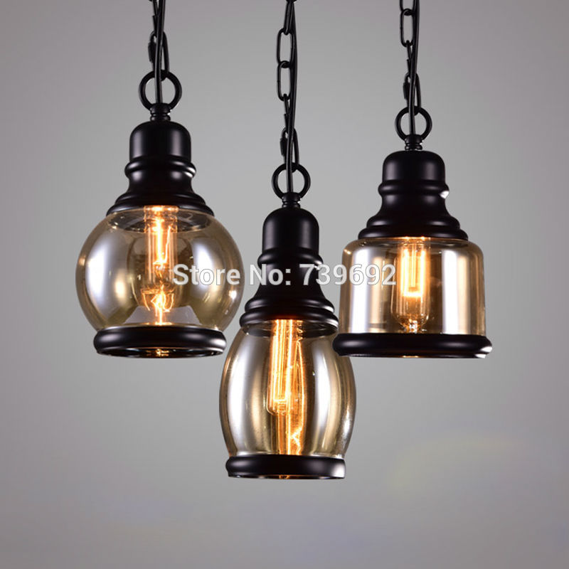 novelty plated amber glass creative handed amber pendant lamp for dining room restaurant hanging lights dia 12/16cm 90-265v