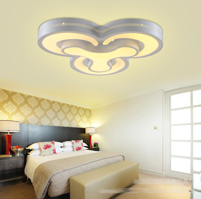 remote control surface mounted modern led ceiling lights for living room bedroom led light fixture luminaire, luminaria teto