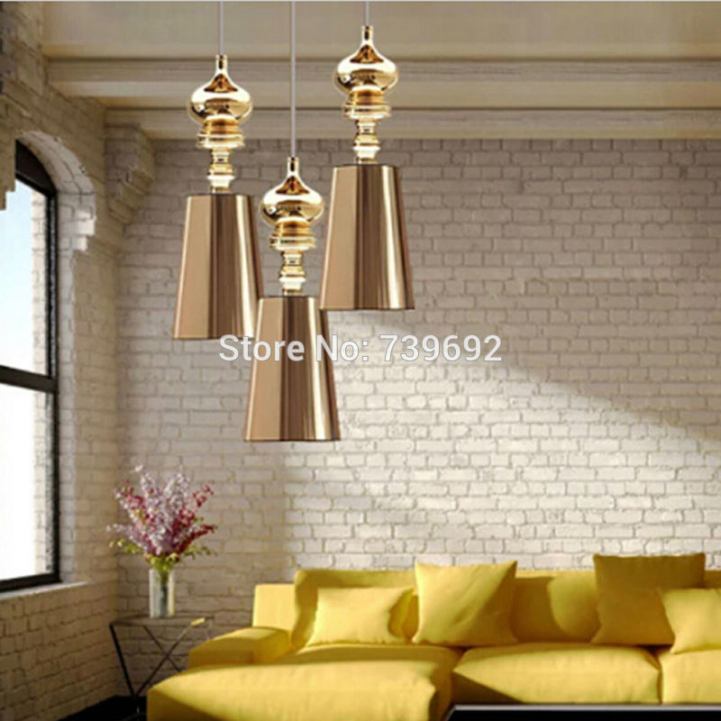 spain jaime hayon design modern brief pendant lights black white gold silver colors 1*e27/e26 dining room pendant lamps