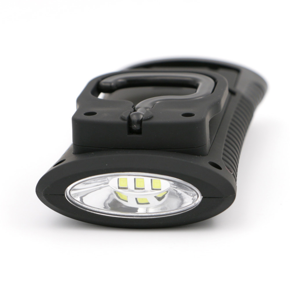 2-mode cob led flashlight magnetic working folding hook light lamp torch linternas lanterna lamp use 3x aaa battery