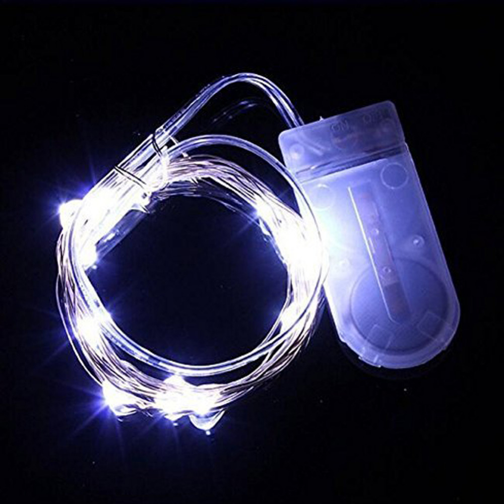 2m/5m 20/50 led battery operated led string lights for xmas garland party wedding decoration christmas flasher fairy lights