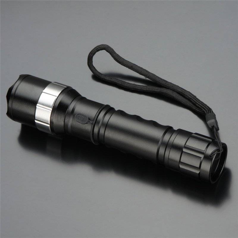 5-mode lighting black xml-t6 zoomable torch light portable 2000 lm led flashlight linternas use aaa/18650 with ac /car charger