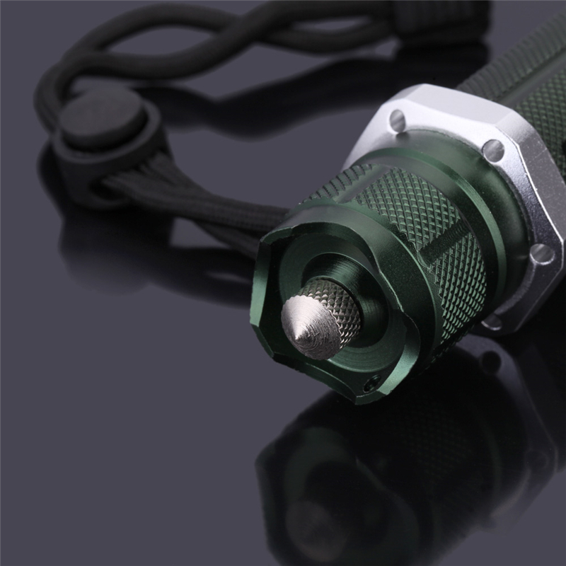 5-mode lighting green 2000 lm zoomable torch portable xml-t6 flashlight charger(us plug or eu plug) car charger