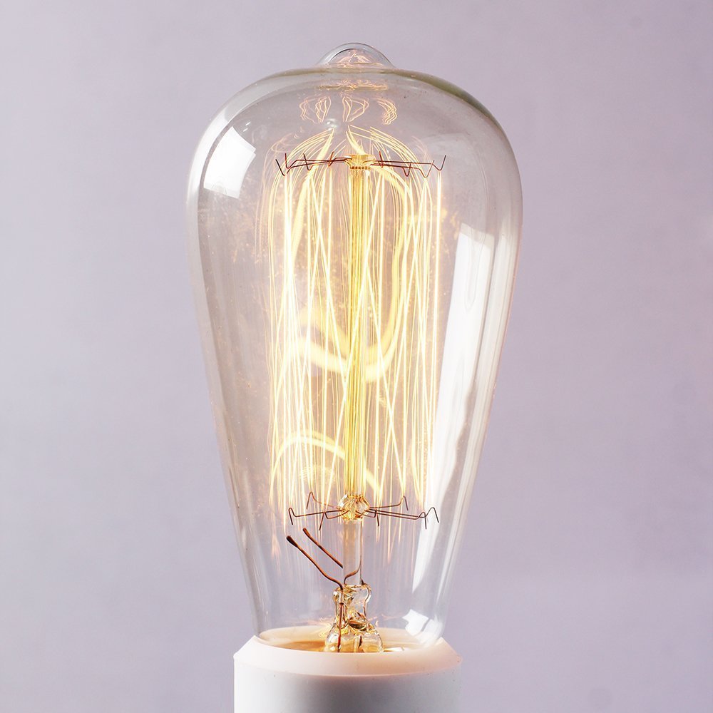 6 bulbs tungsten110v/220v 40w/60w e26/e27 antique edison bulb/vintage edison bulb decorate pendant light bulb for living room