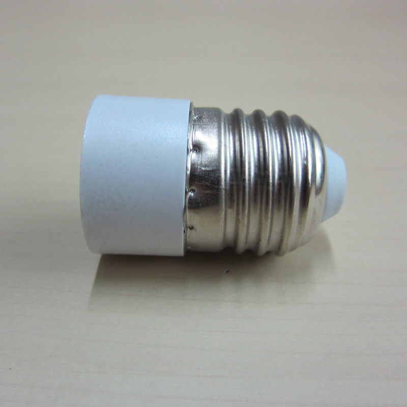 6pcs e27 to e14 light lamp bulbs adapter converter new led halogen cfl light bulb, lamp adapter lamp holder &