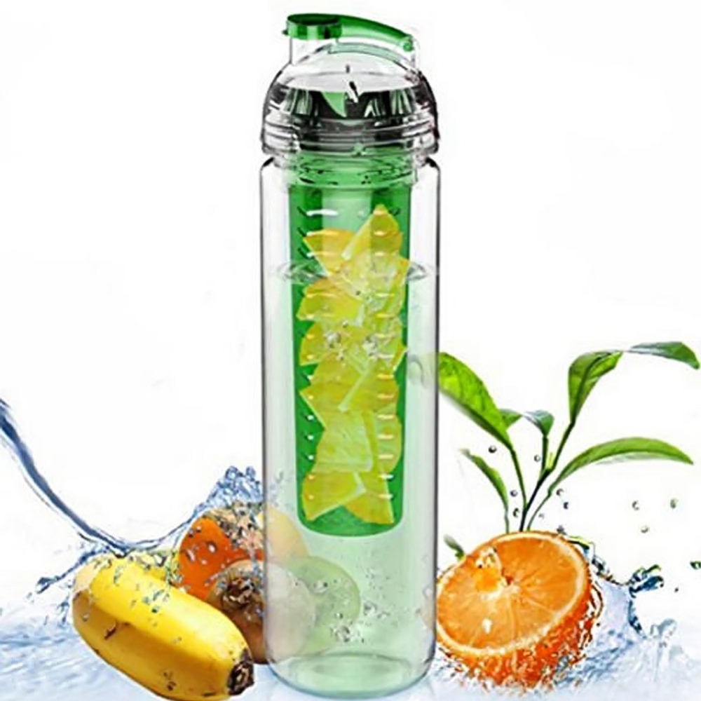 700ml fruit juice cup infuser my sport drinking detox water bottles flip lid tritan bpa health lemon bicycle bottle 4colors