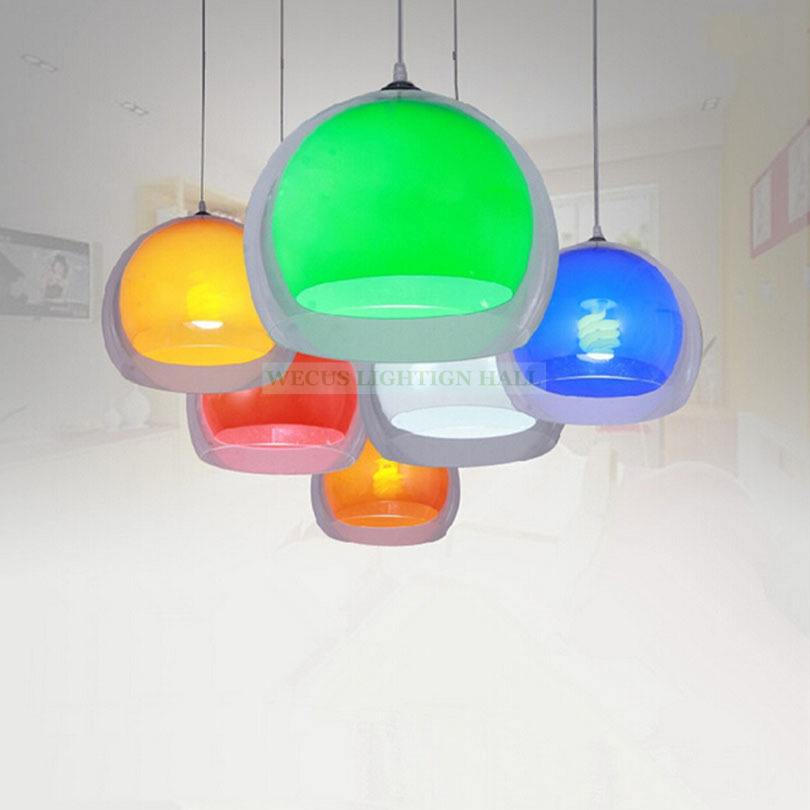adjustable hanging lamp,clothing shop fruit store acryl lampshade light, dining room pendant lights