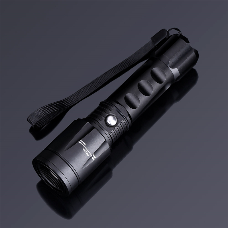 adjustable portable tactical flashlight 5-mode lighting rechargeable xml-t6 led 2000lm torch linternas power by 18650/aaa