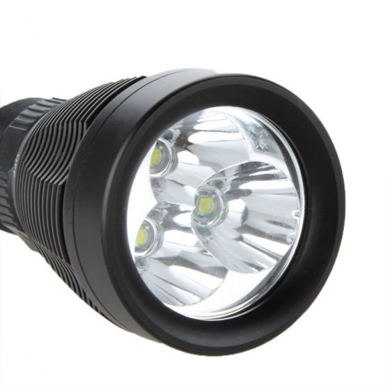 black linternas 5000 lumens diving flashlight linterna led torch waterproof use 26650 battery