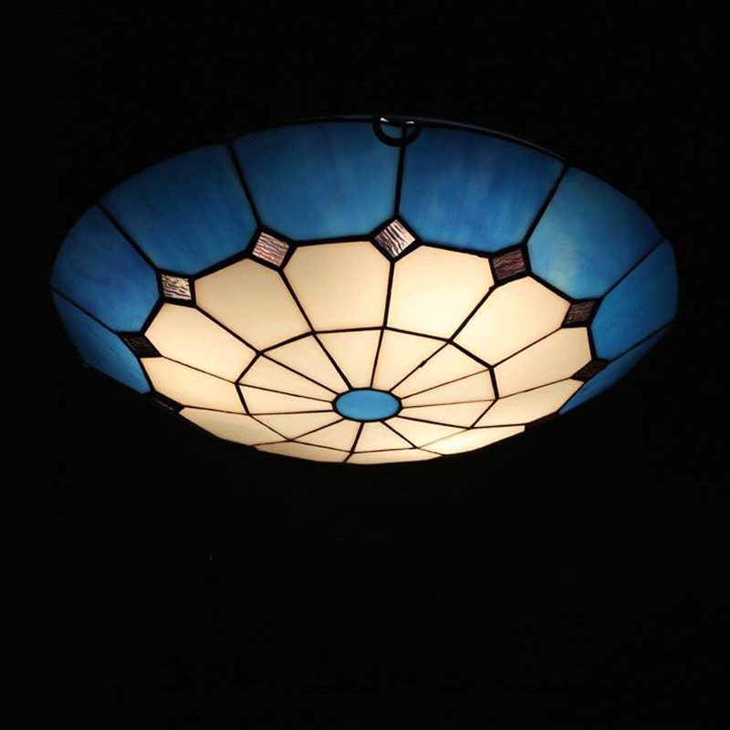 creative led ceiling light restaurant bedroom living room mediterranean style lighting tiffany balcony ceiling lamp