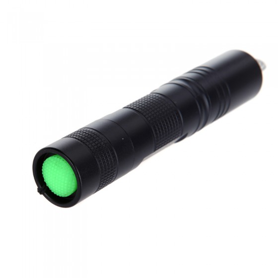 led flashlight lantern straight black q5 600 lumens 18650 torch super bright