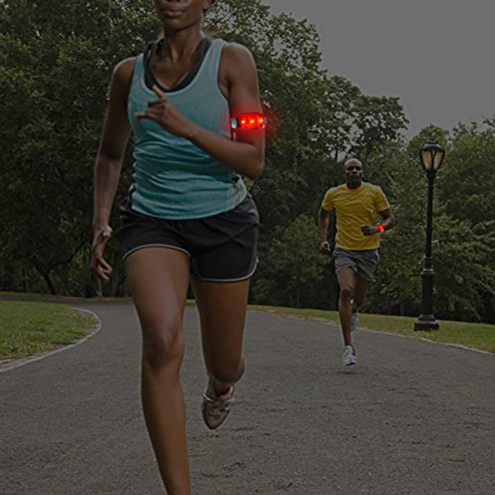 led safety light on strobe light nighttime visibility super bright running lights for runners for walkers dogs cyclist kids