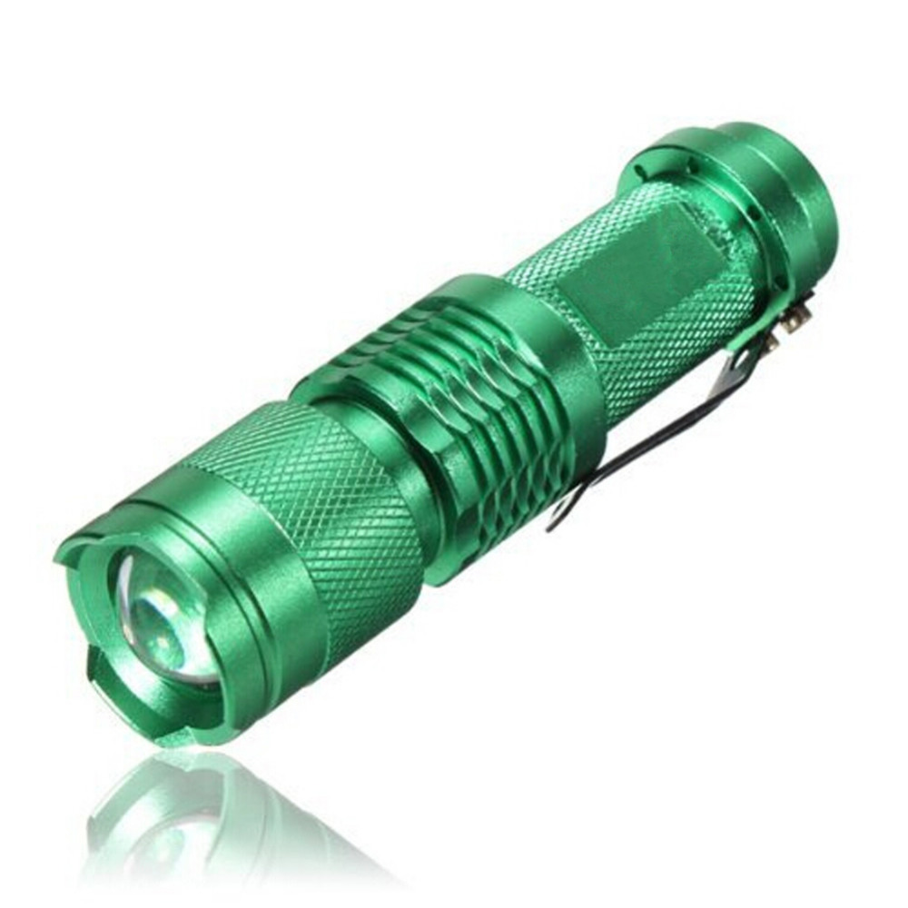 mini super bright q5 800lm black led flashlight lamp torch adjustable focus range lanterna for hunting cycling