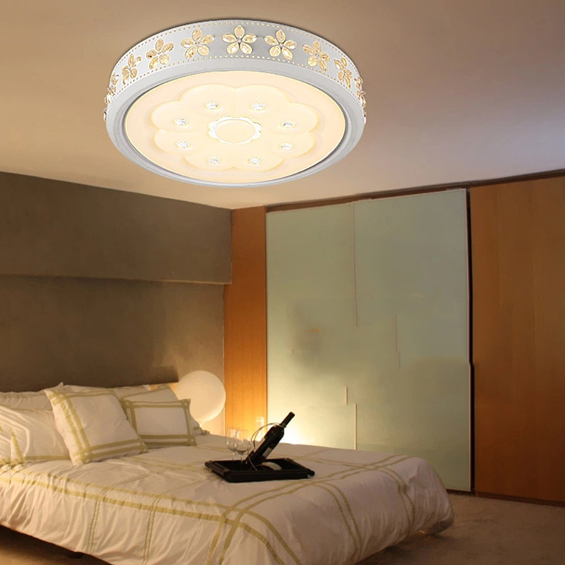 modern minimalist led lights living room bedroom balcony ceiling lamps romantic cherry blossoms,round romantic ceiling lamps
