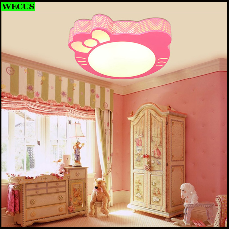 popular cartoon led ceiling lights, baby child room girls' ceiling lamp, ac85-265v 24w lights for bedroom living room balcony