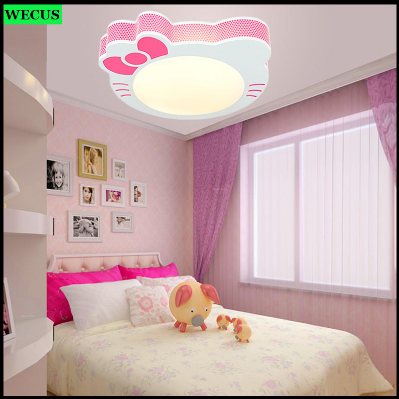 popular cartoon led ceiling lights, baby child room girls' ceiling lamp, ac85-265v 24w lights for bedroom living room balcony