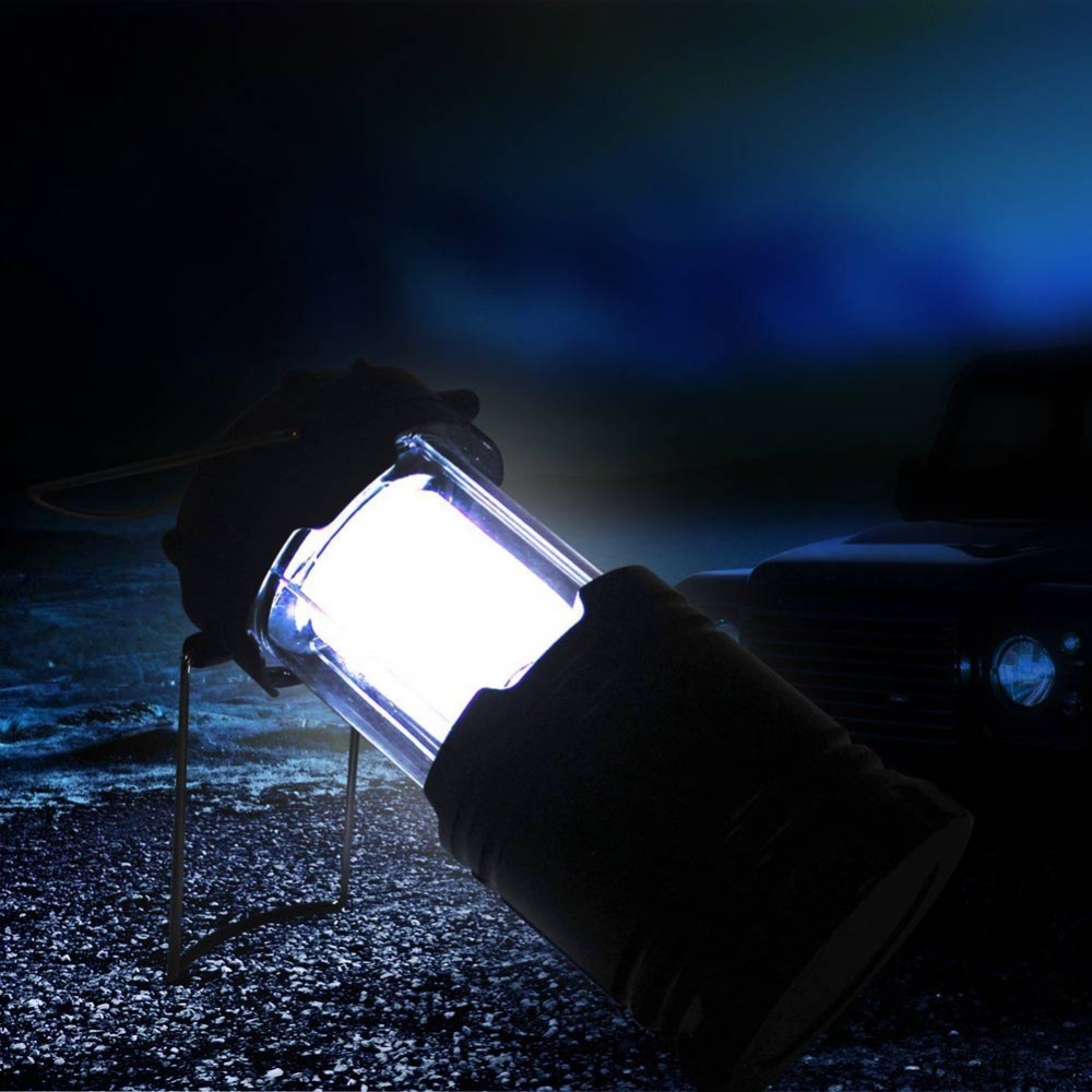 portable solar charger camping lantern lamp collapsible led outdoor lighting folding camp tent lamp usb rechargeable lantern