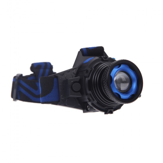 q5 3-modes 1000 lumens led rechargeable headlight headlamp zoomable head lamp spotlight lantern for hunting+charger(us eu)